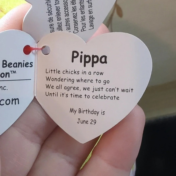 TY NWT Chick Squishy Beanies - Picture 4 of 6